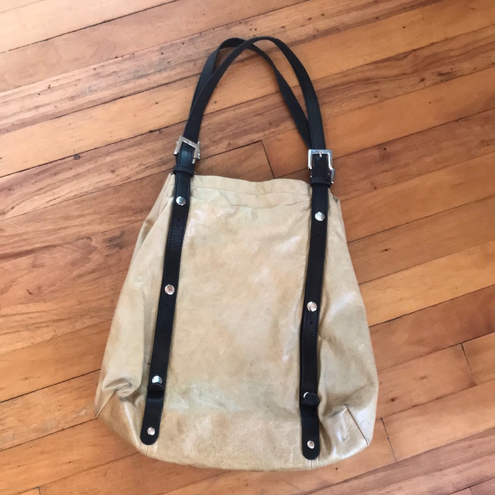 Leather Tote by Sabina NY